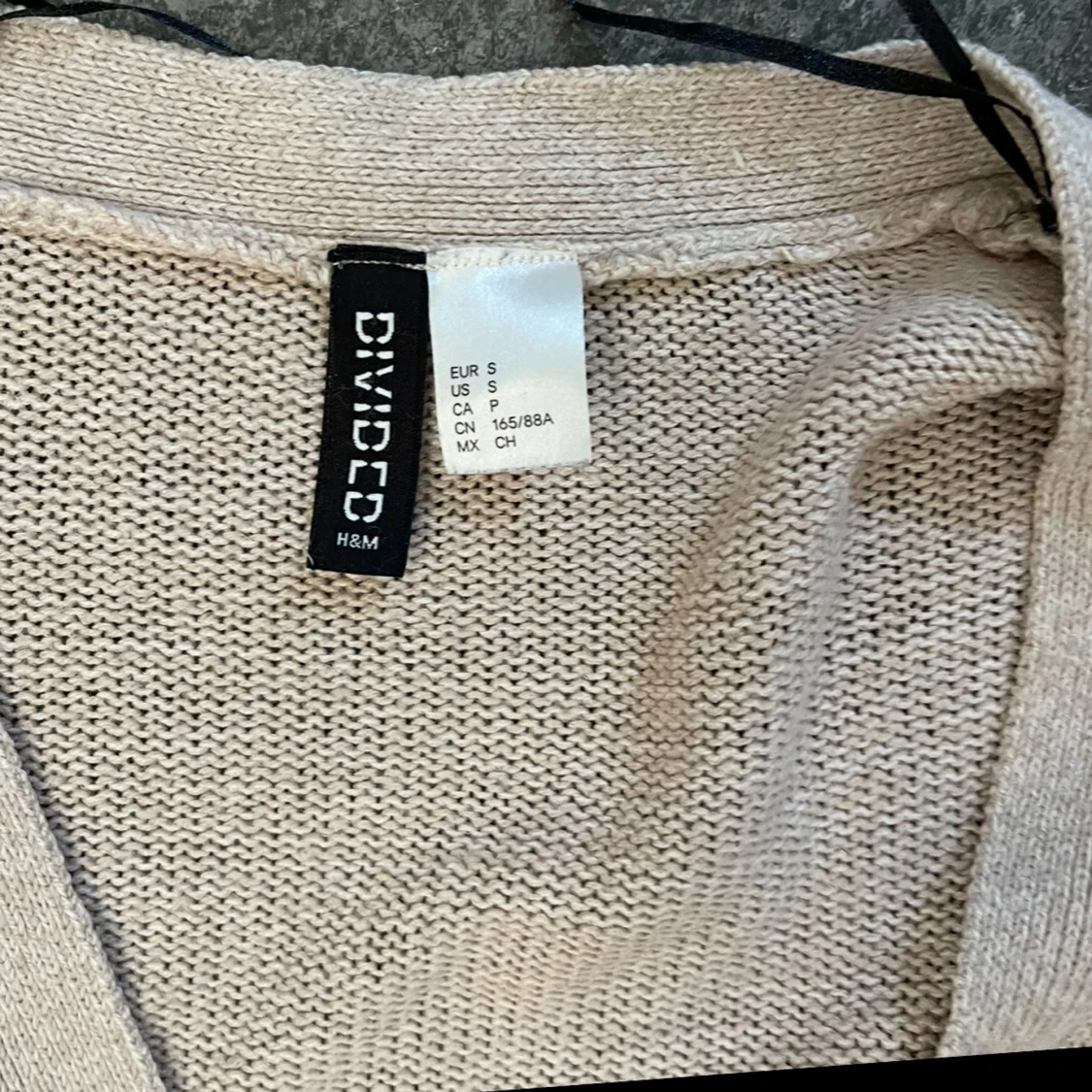 Beige kofta från H&M Divided, stl S - 1