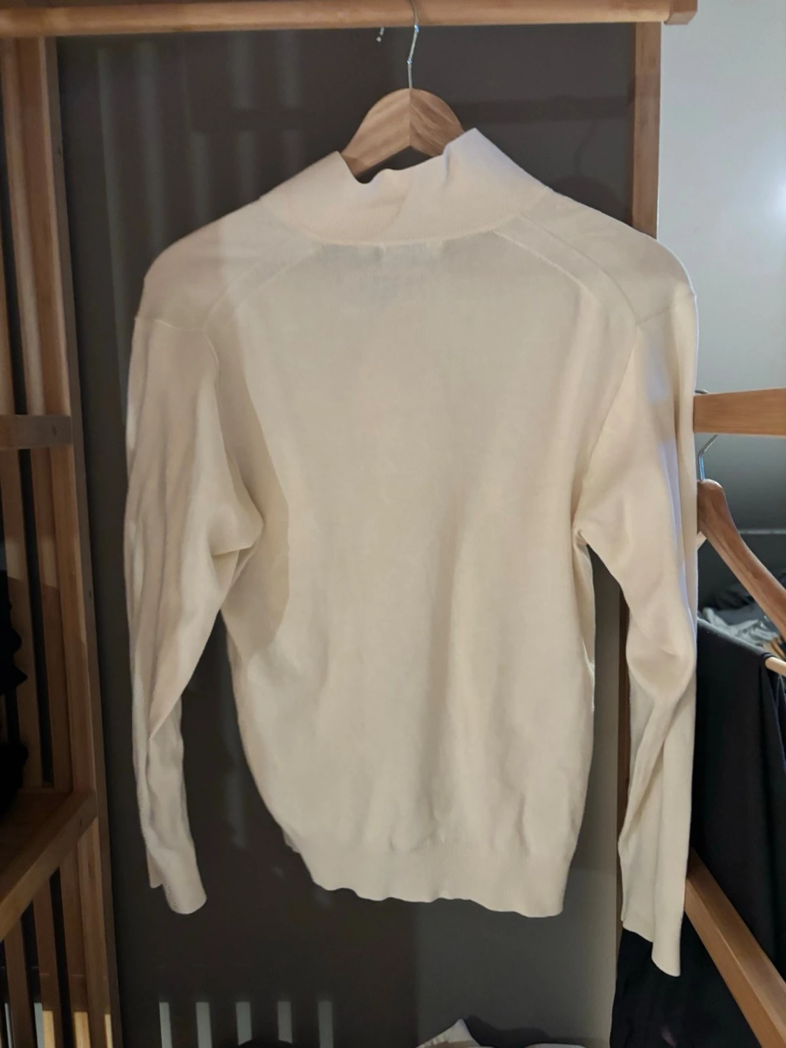 Vit polotröja med knappar - 1