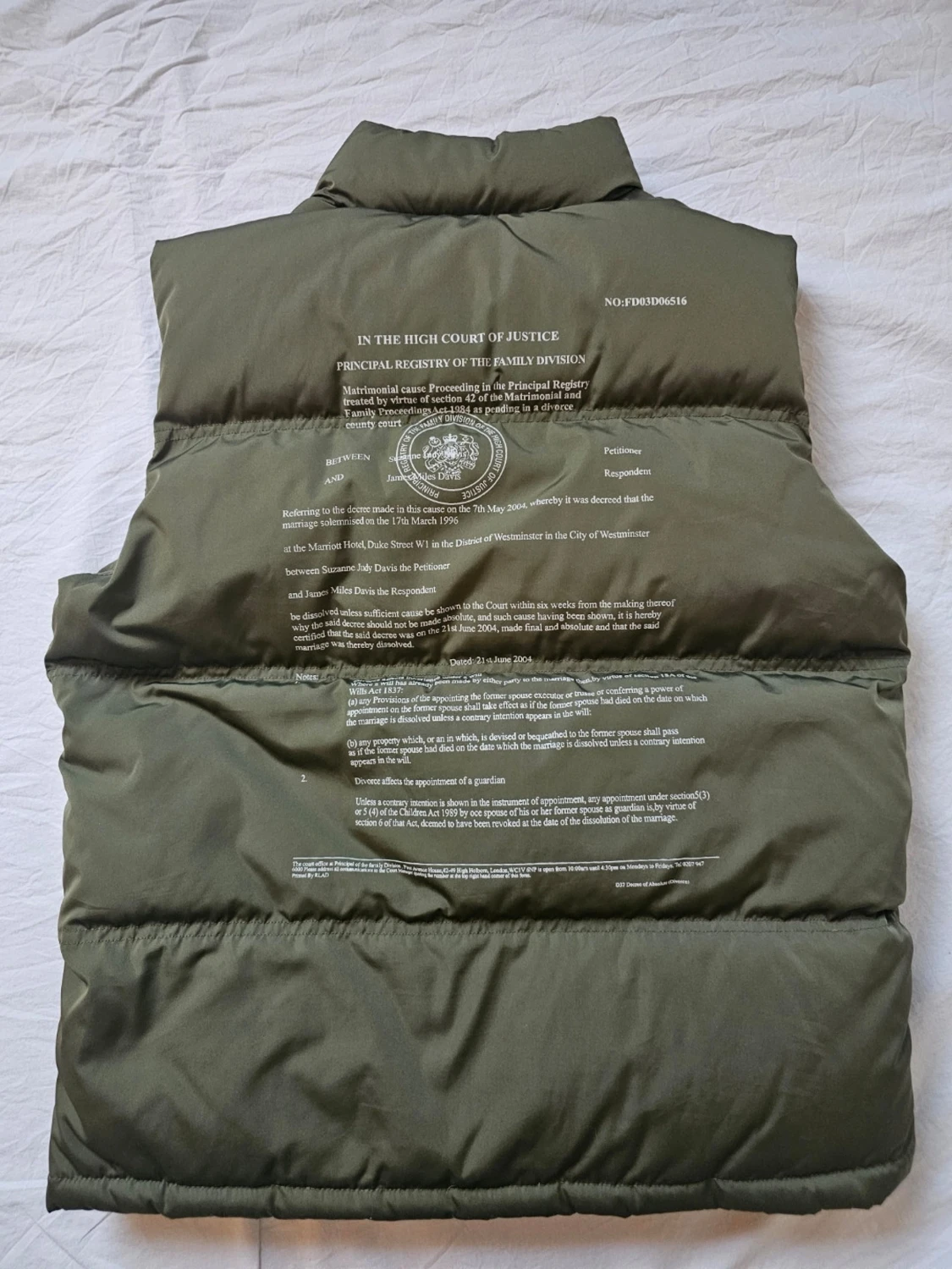 Olivgrön dunväst Reckless Scholars - 1