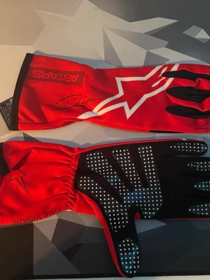 dino beganovic singnerade racing handskar från alpinstars - Det är helt nya racing handskar från alpinestars dem har en singnatur på från dino beganovic. Jag har original förpackning och allt. Pris är diskuterbart.