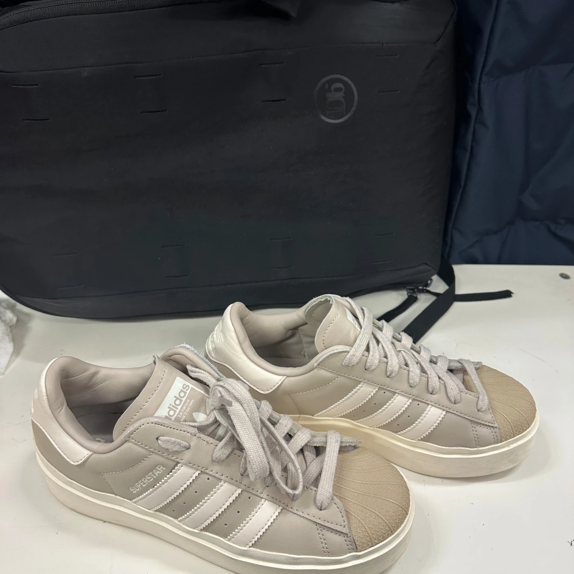 Beige adidas Superstar sneakers 40  - 1