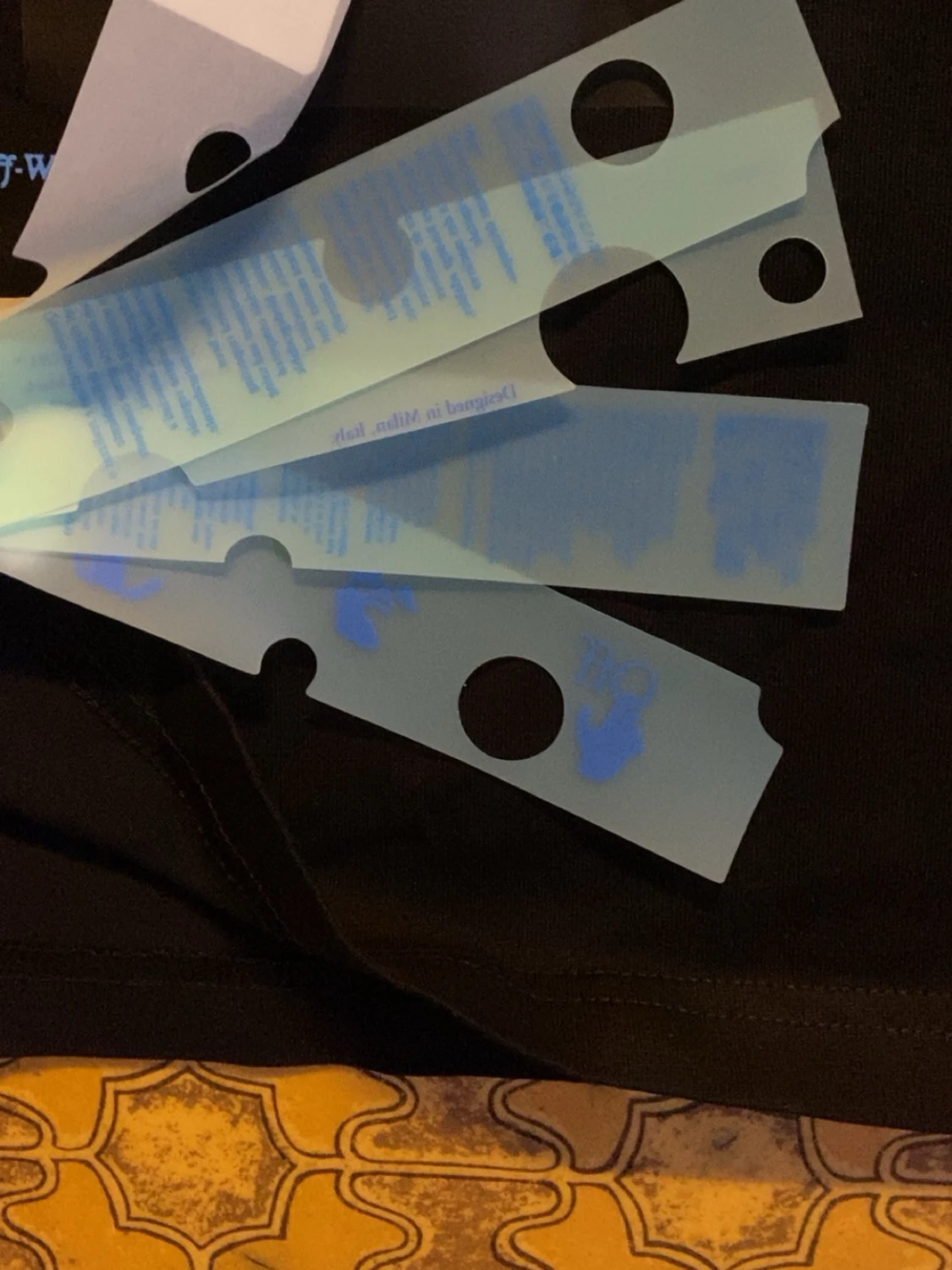 Svart Off-White t-shirt med tryck - 4