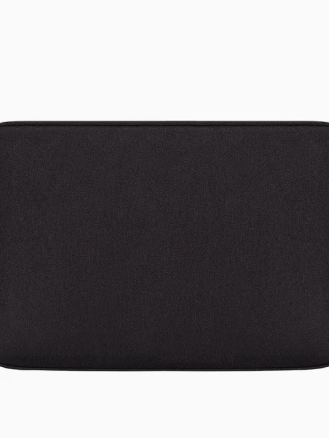 Svart laptopfodral med dragkedja