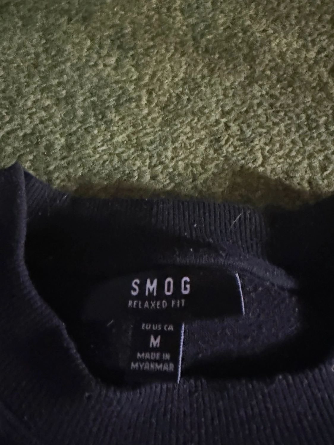 Svart basic sweatshirt - 2