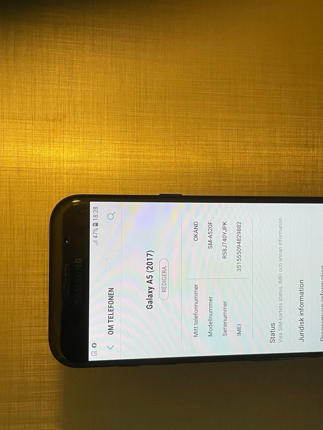 Samsung Galaxy A5 (2017) svart - 1