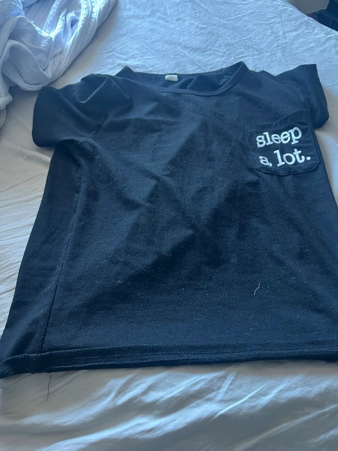 Svart pyjamaströja från SHEIN