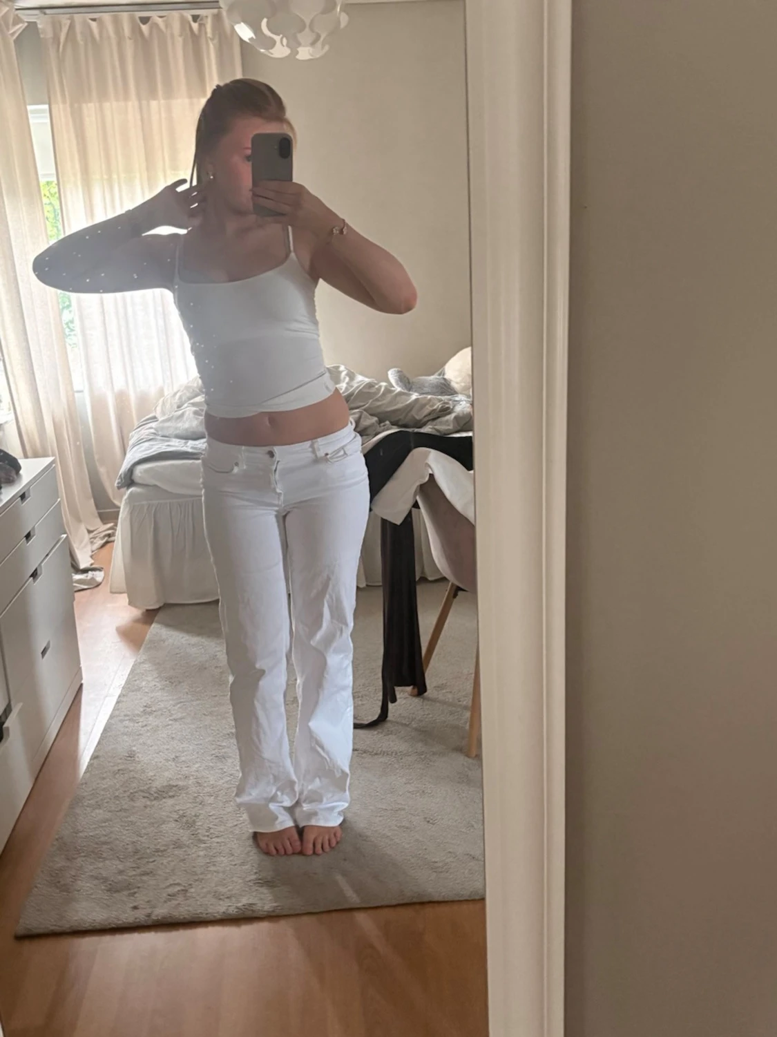 Vita raka jeans - 1