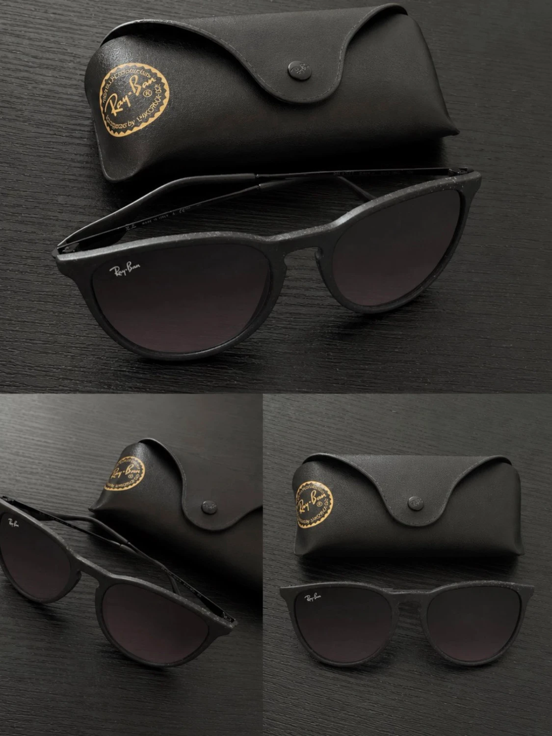 Svarta Ray-Ban solglasögon