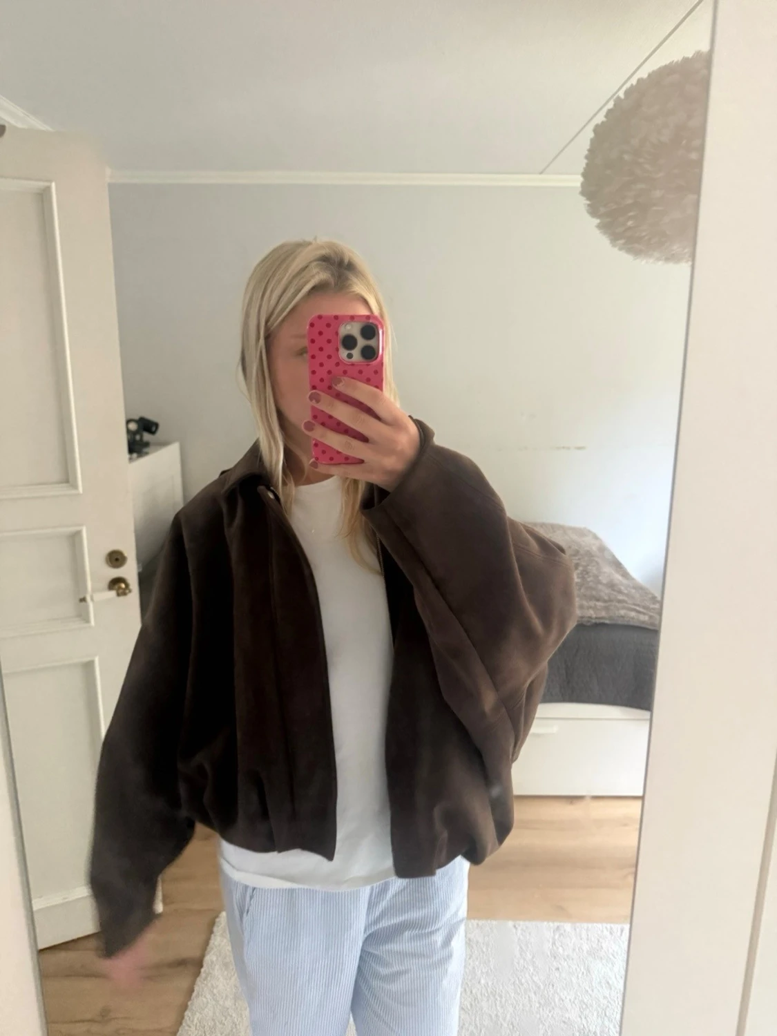 Brun oversized mockajacka - 5