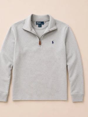 Ralph Lauren 1/4 zip - Tjena, jag säljer en riktigt snygg Ralph Lauren skjorta. Den är i mycket bra skick men den har några skador😁 Den är självklart äkta✅ Skicka om du har några frågor och kom gärna med rimliga bud☺️