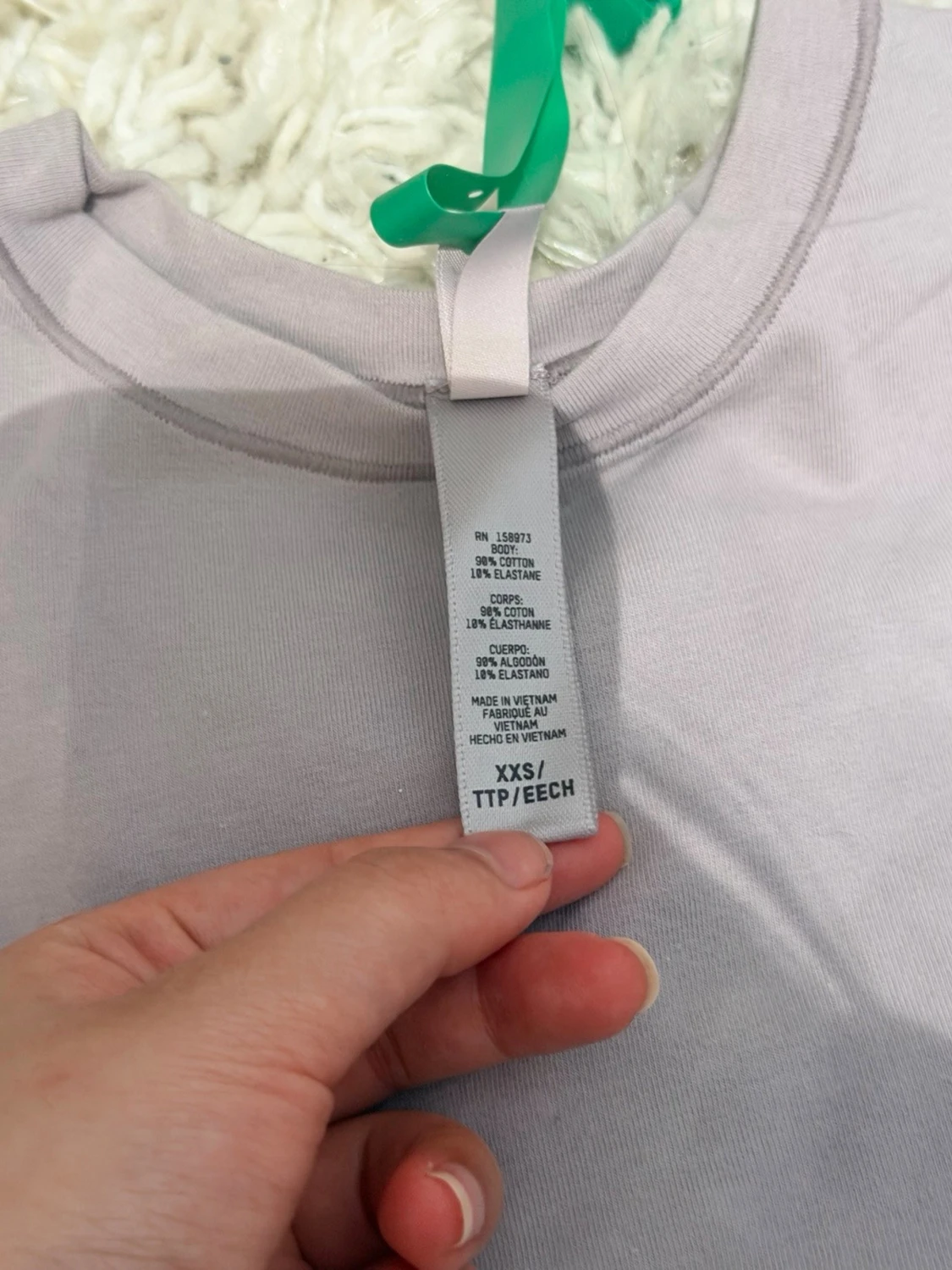 Skims Ljuslila kortärmad t-shirt XXS - 1