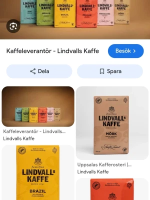 Mystery box - Flera paket Lindvalls Kaffe i olika färger och smaker