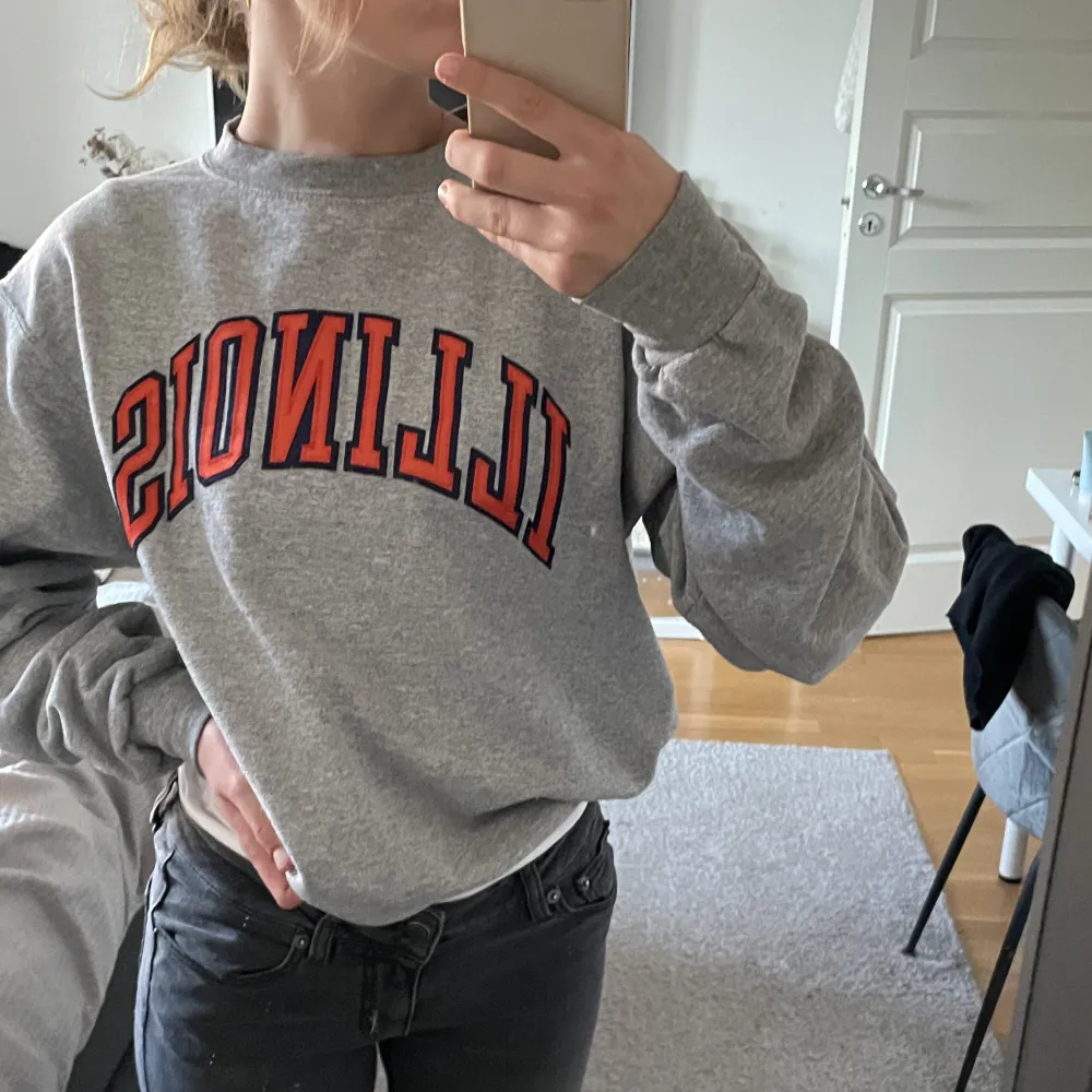 Vintage Champion tröja köpt på Urban Outfitter’s!! Ganska bra skick. Pris går att diskuteras!!❣️. Tröjor & Koftor.