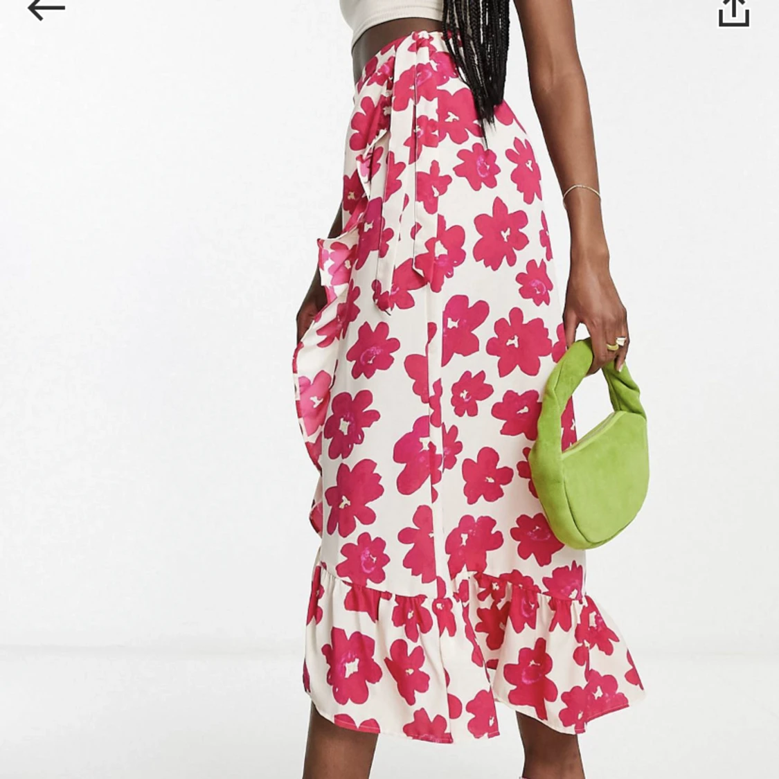 Blommig långkjol - 90