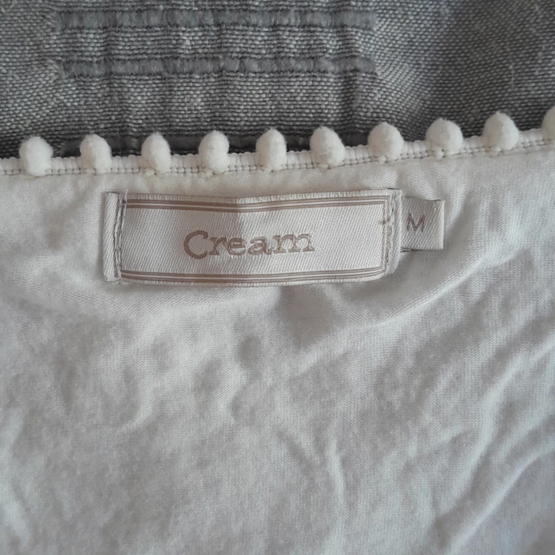 Vit kort klänning - 91