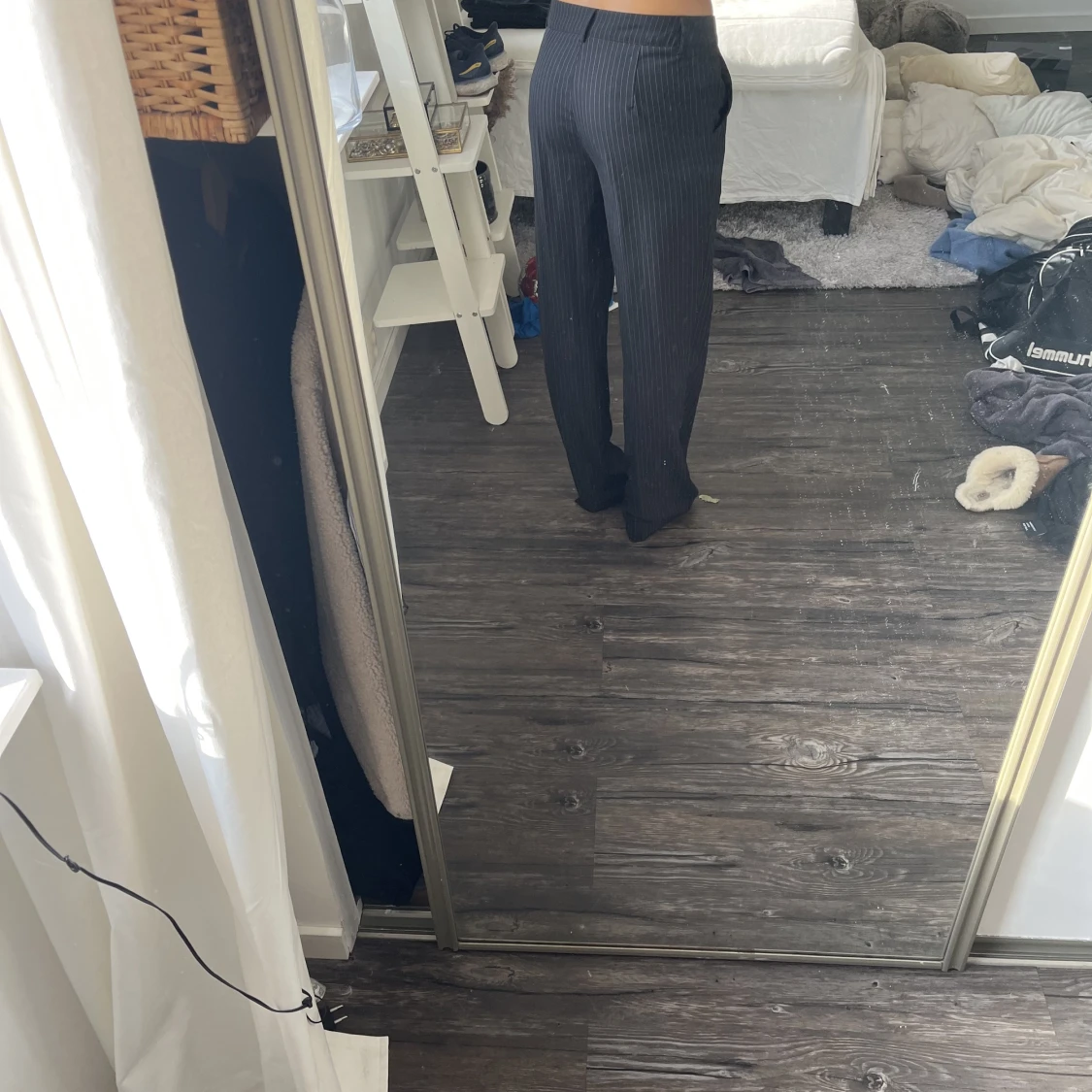 Randiga kostymbyxor  - 91