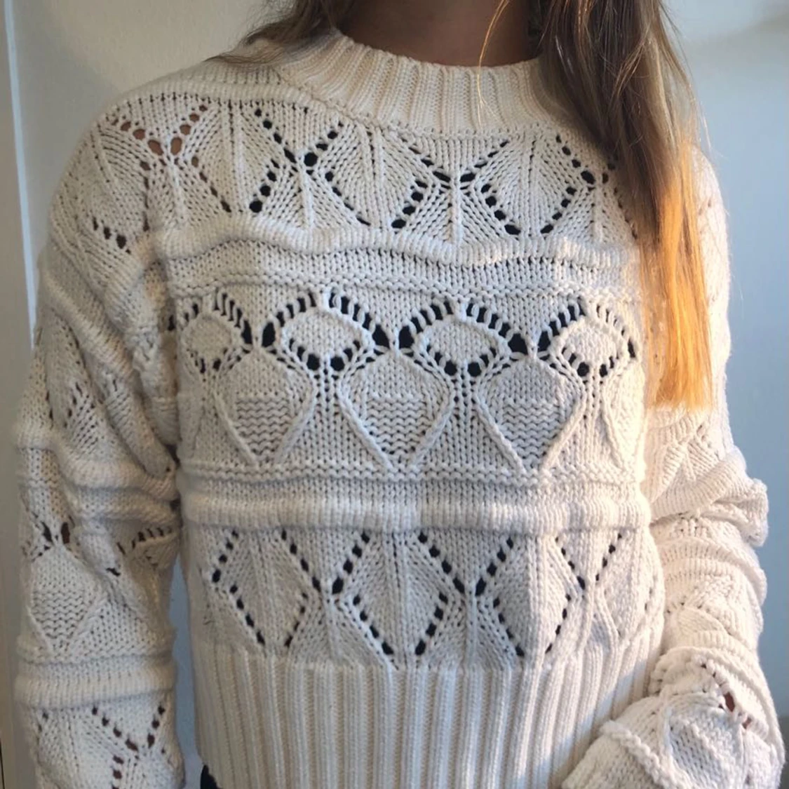 Stickad sweatshirt - 91