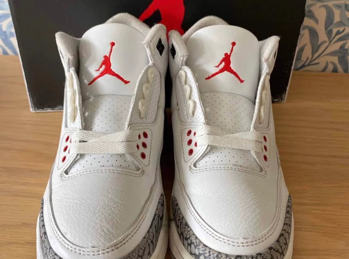 Jordan 3 white cement  - 90