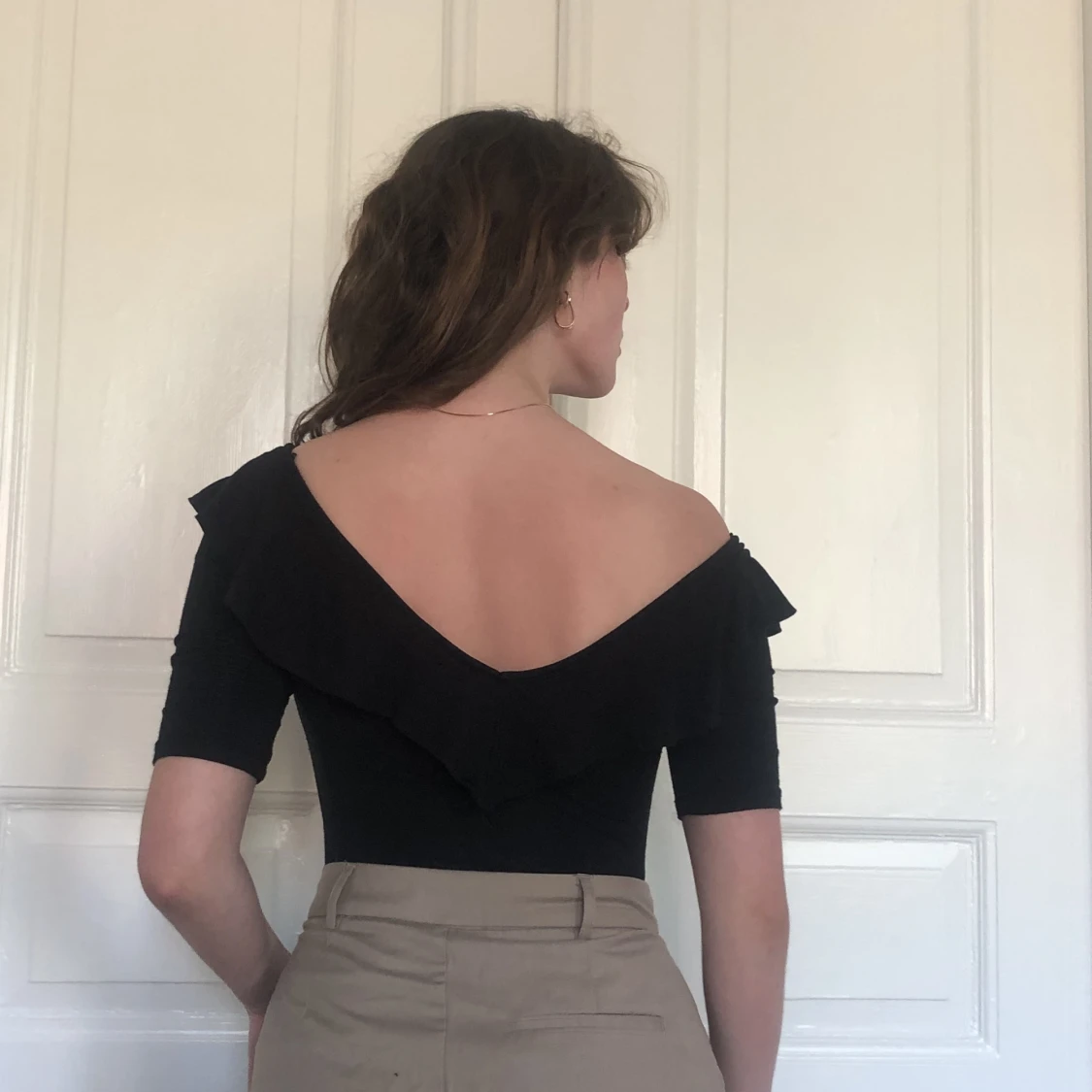 Topp med volang  - 90