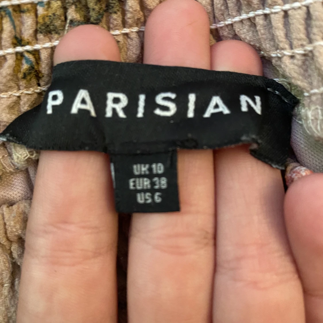 Beige blommig playsuit - 91