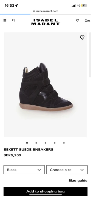 Isabel marant - Säljer dessa nästan oanvända isabel marant skor då de ej är min storlek. Jätte fina och synd knappt att dom är använda. Kan tänka mig mötas upp runt Västerås, Enköping, Uppsala och Stockholm. Passar 36/37/38