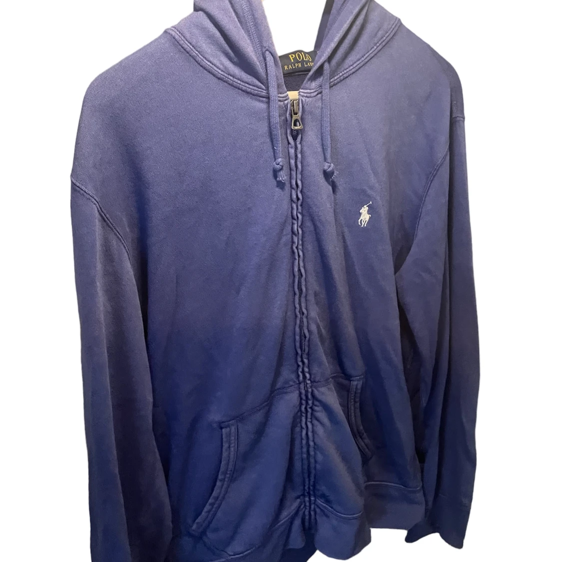 Blå Ralph lauren hoodie