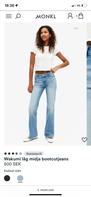 Monki wakumi low waist jeans  - Säljer mina helt oanvända monki jeans då dom inte passade mig när jag fick hem dom så jag tänkte att jag kan sälja dom. Jeansen är i strl 38 men skulle säga att dom passar även någon som har 36./ pris: 250+ frakt dom kostar 500 på hemsidan