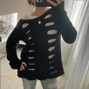 Stickad  - Såå cool stickad tröja från hunkydory i storlek m tror jag