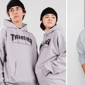 Thrasher hoddie - Säljer min thrasher hoddie som är i fint skick några slitna ställen men arnas som ny köparen står för frakten 💕📦