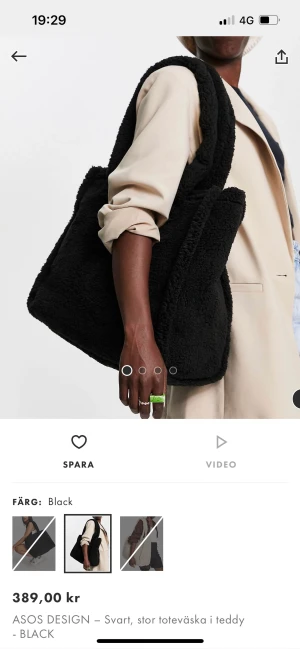 Teddy bag - Väska från asos 