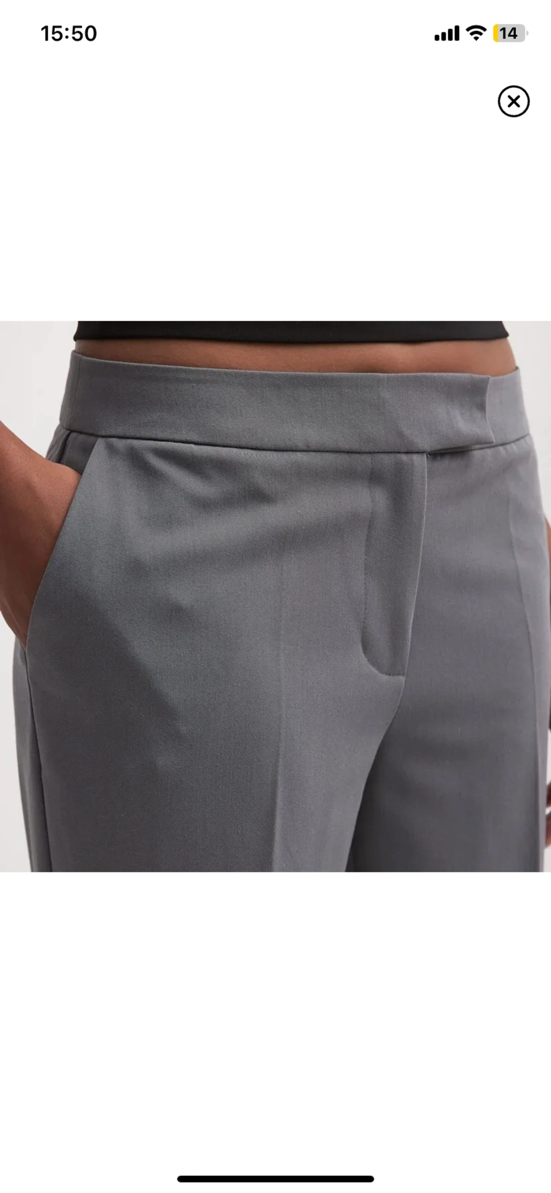 Lågmidjade Kostymbyxor - 90