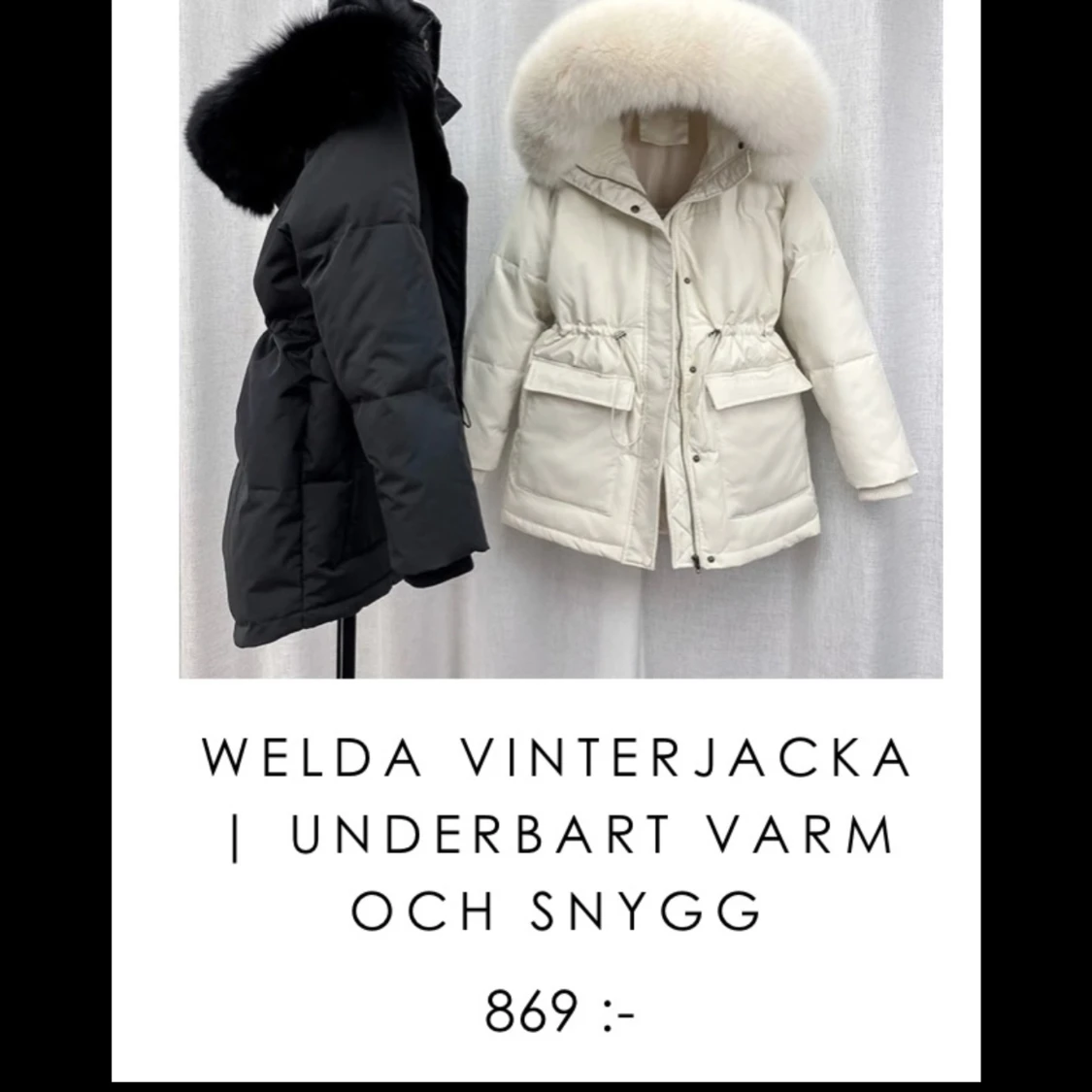 Helt ny vinterjacka med prislapp på - 90