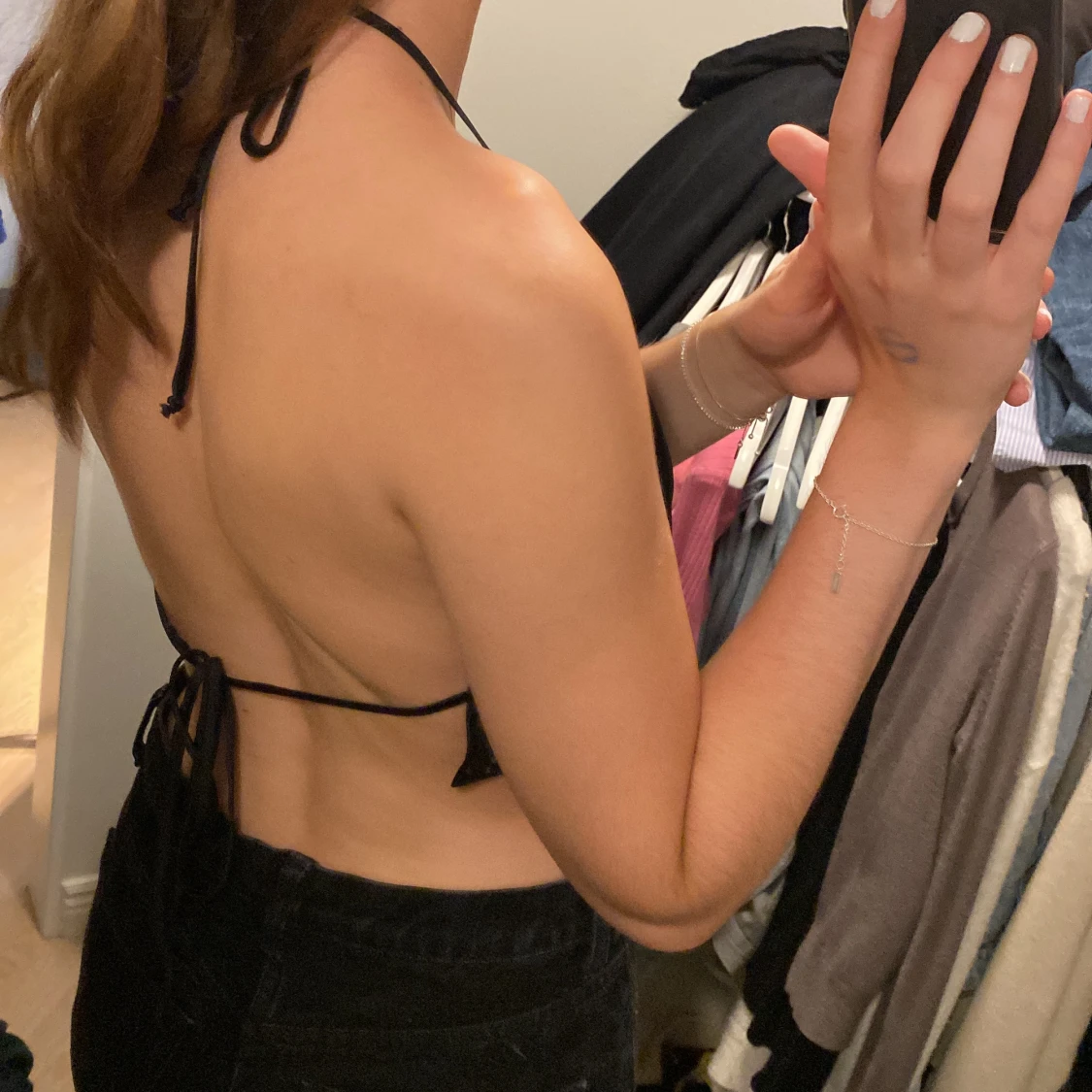 Svart minitopp  - 90