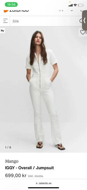 jeans jumpsuit - supersnygg jumpsuit från mango i krämvit. endast använd 1gång. 