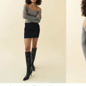 Grå topp - Säljer denna superfina topp från Gina Tricot. Endast använd några gånger och helt slutsåld.  Kom med prisförslag🤍