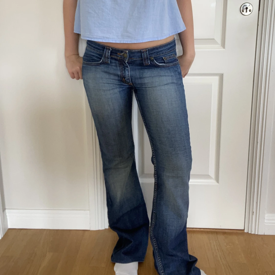 Lågmidjade jeans