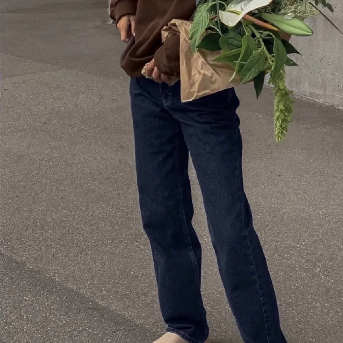 Mörkblå jeans  - 90