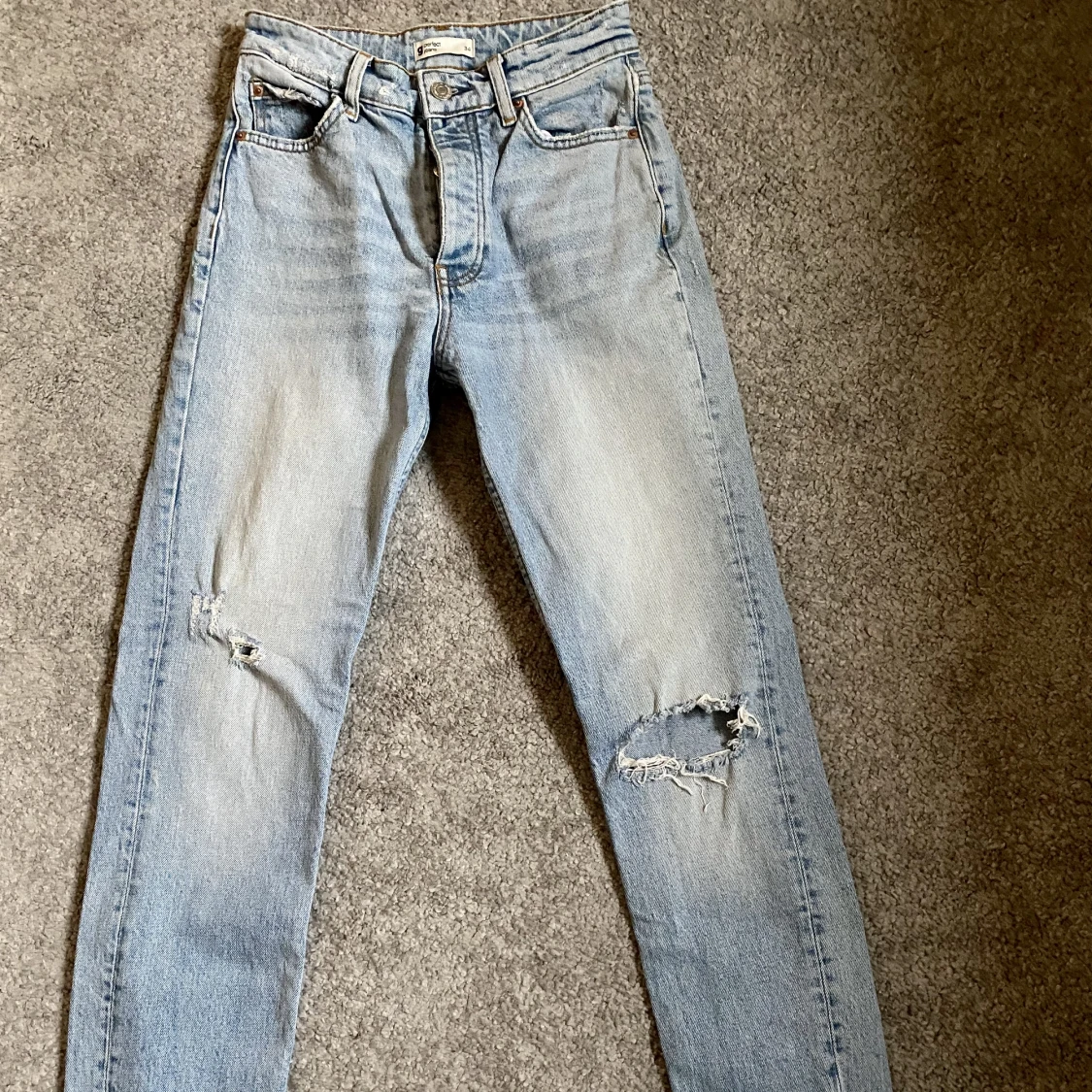 Blåa jeans 