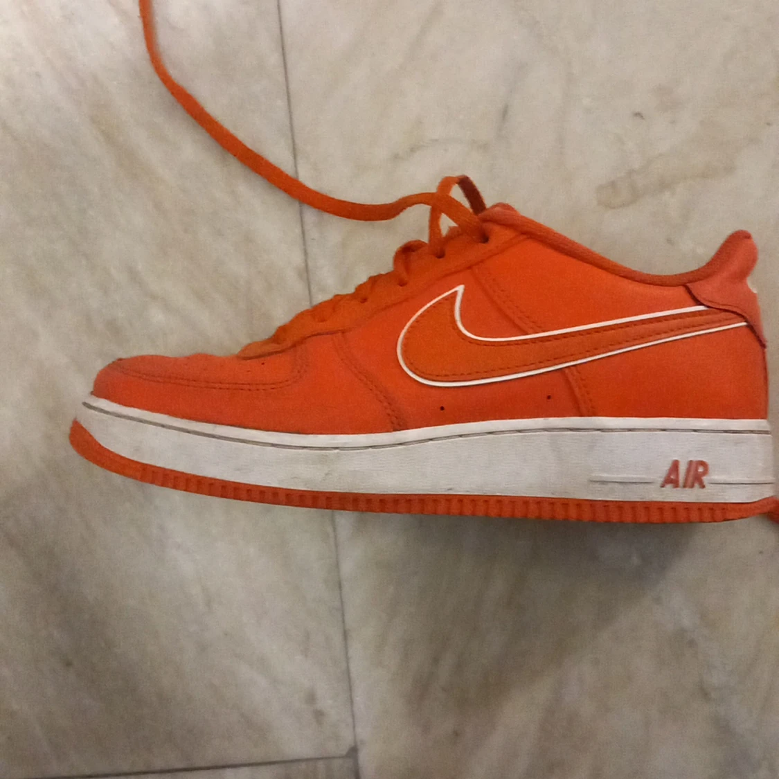 Nike Air force 1 custom orange