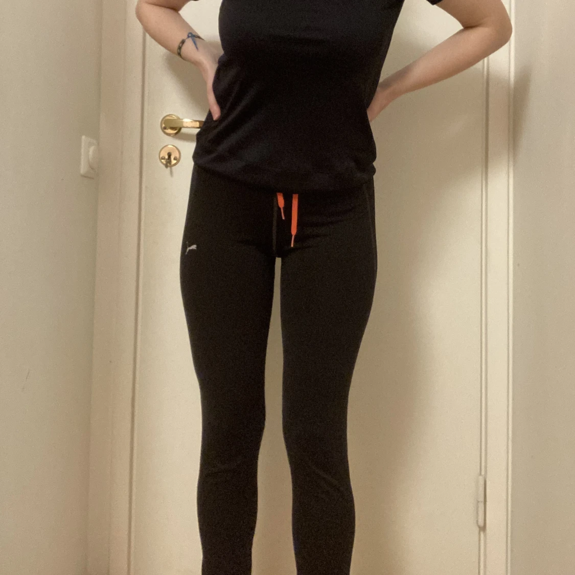 Svarta Sportbyxor - 90