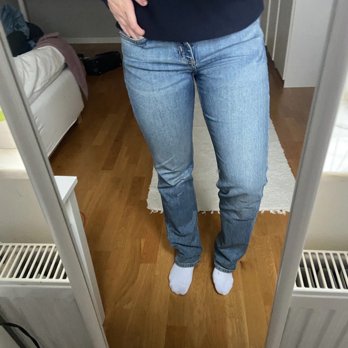 Lågmidjade jeans