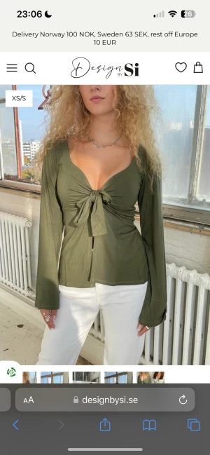 Design by si maddy blouse - Säljer min fina tröja från design by si då den inte kommer till så stor användning som jag tänkte, köptes för 456kr och är anvönd två gånger❤️skriv för fler bilder! 