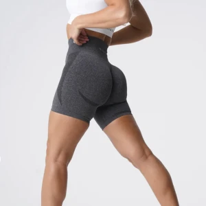 Nvgtn shorts - Säljer mina nvgtn shorts eller byter mot samma modell storlek s eller xs, men en annan färg. Svart/grå shorts i storlek S, superfint skick använda ca 2 gånger!🤍