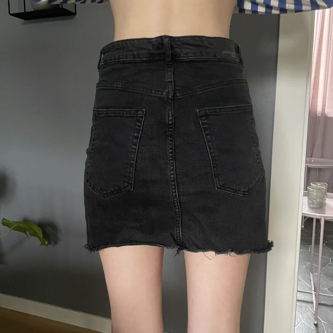 Svart jeanskjol - 90