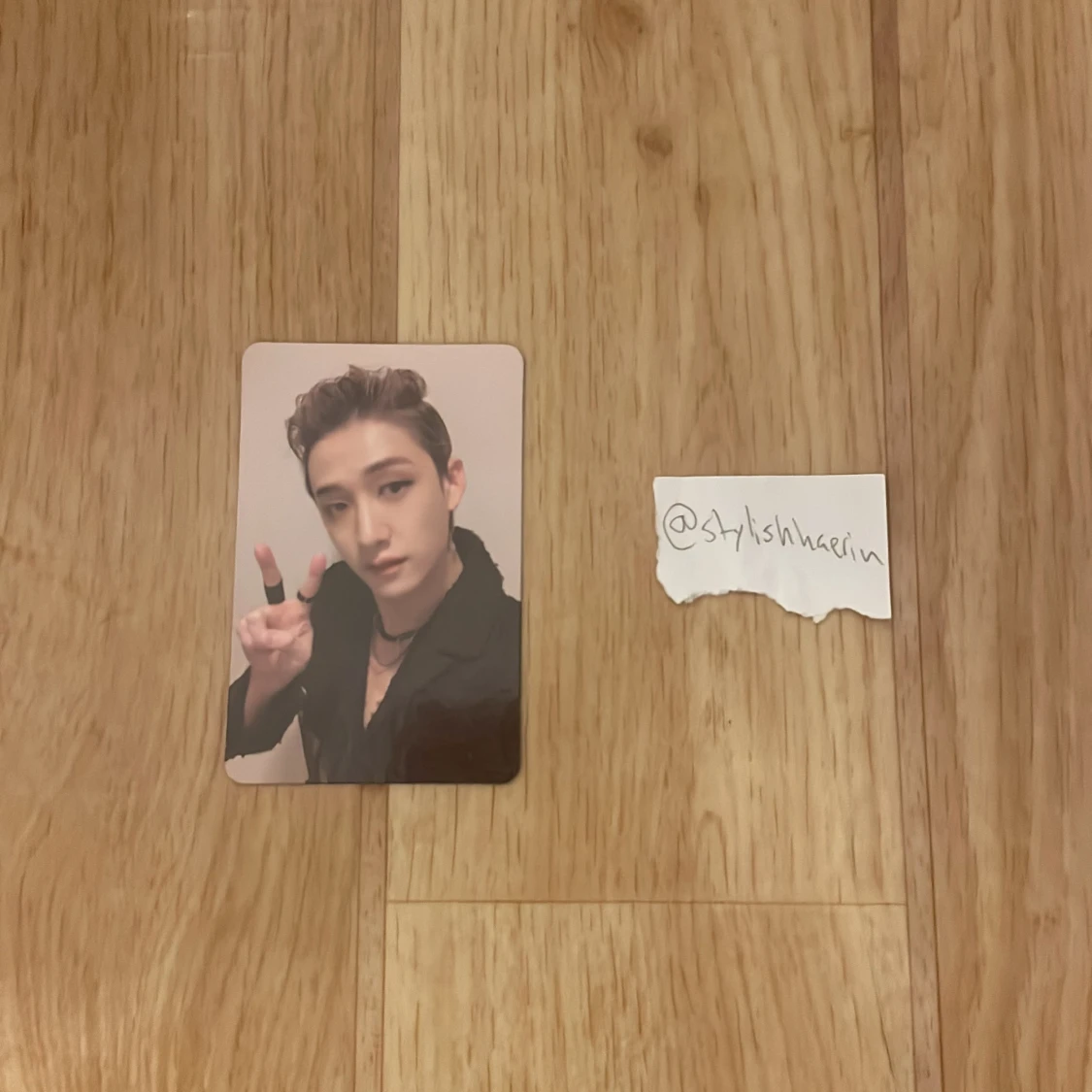 Bang Chan oddinary photocard 