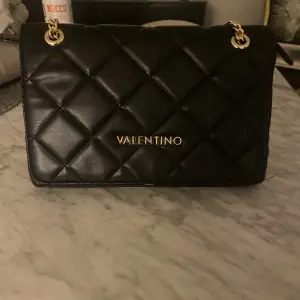 Jättefin handväska från valentino som inte har några synliga tecken på använding, skriv om fler bilder!🩷 Pris kan diskuteras, orginalpriset är 1200.