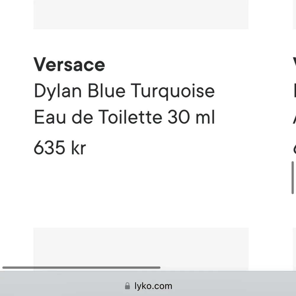 Versace parfym 30ml oanvänd och helt ny✨ nypris 635kr, mitt: 450. Övrigt.