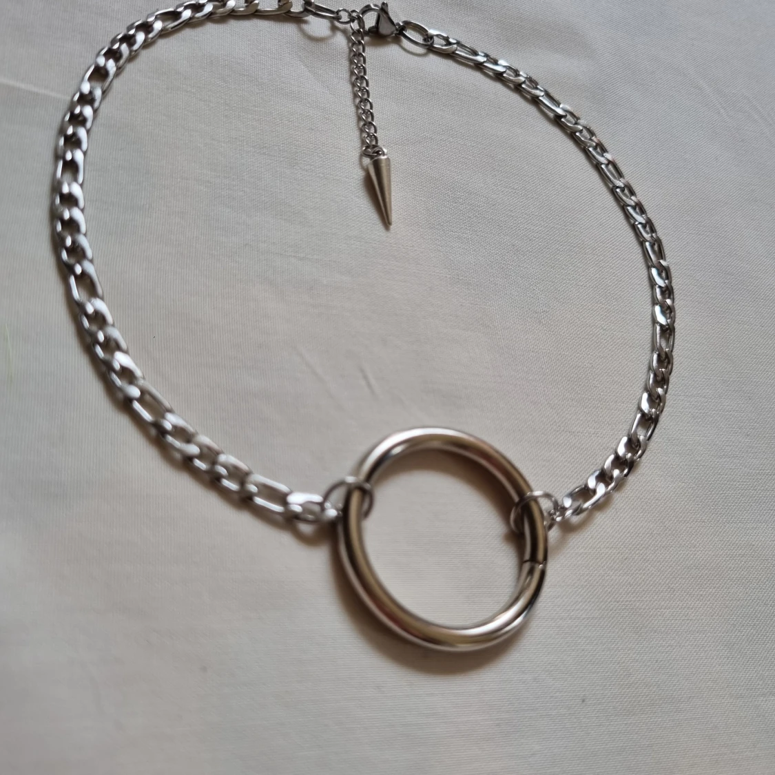 Kedjehalsband med ring - 91