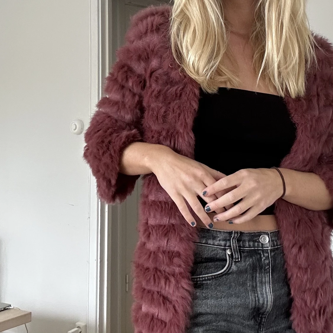 Sjukt snygg pälsjacka⚡️⚡️ - 90