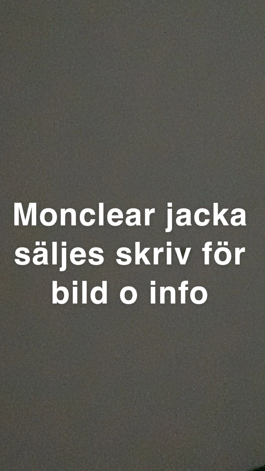 Moncler jacka 